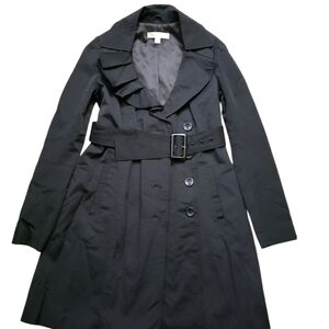 Women's NEW YORK & COMPANY Black Belted Coat